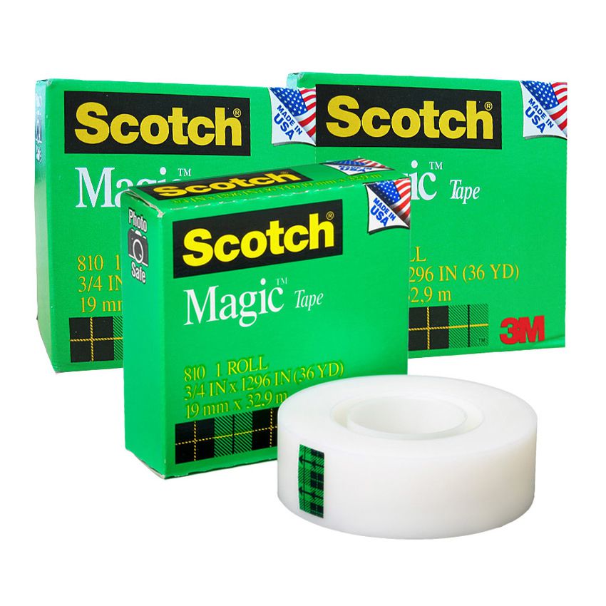 Băng Keo 3M Viết Lên Được Scotch® Magic™ 810 1/2 X 36 YD BXD