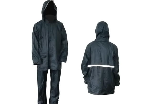 Áo mưa bộ vải dù 2 lớp 2x (55-60kg) loại 1