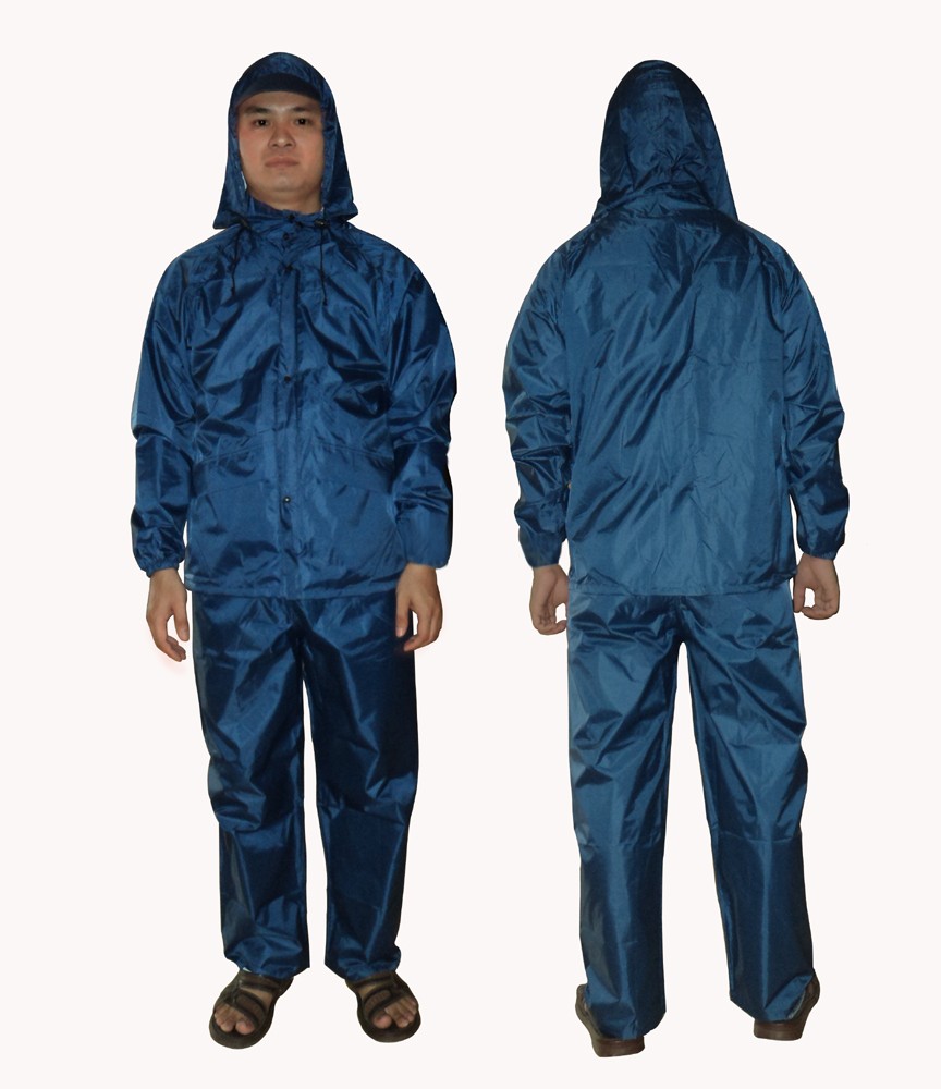 Áo mưa bộ vải dù 2 lớp 3x (65-70kg) loại 1