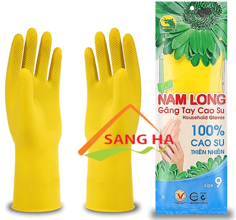 Găng tay cao su Nam Long size 9