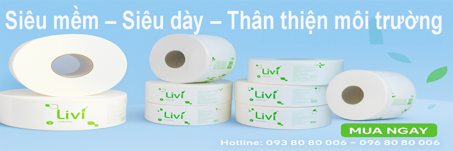 Khăn Giấy Cuộn Livi – Mềm Mại, Dày Dặn, An Toàn Cho Mọi Loại Da