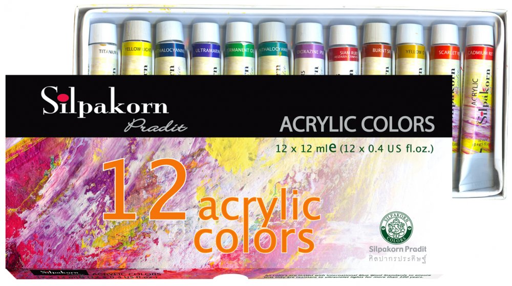 Màu Nước Shilpakorn Acrylic color