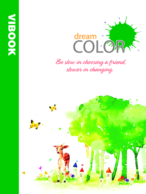 Tập ViBook Sinh Viên 200 trang Dream Color in oly
