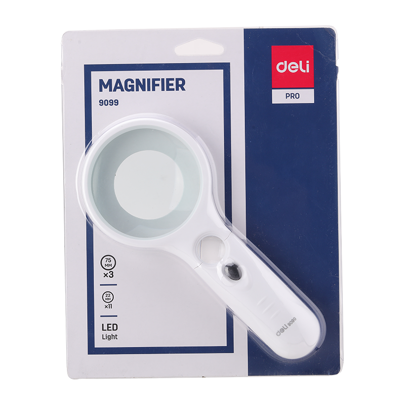 Kính lúp trắng Deli 9099 Magnifier
