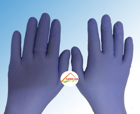 Găng tay y tế nitrile không bột màu tím