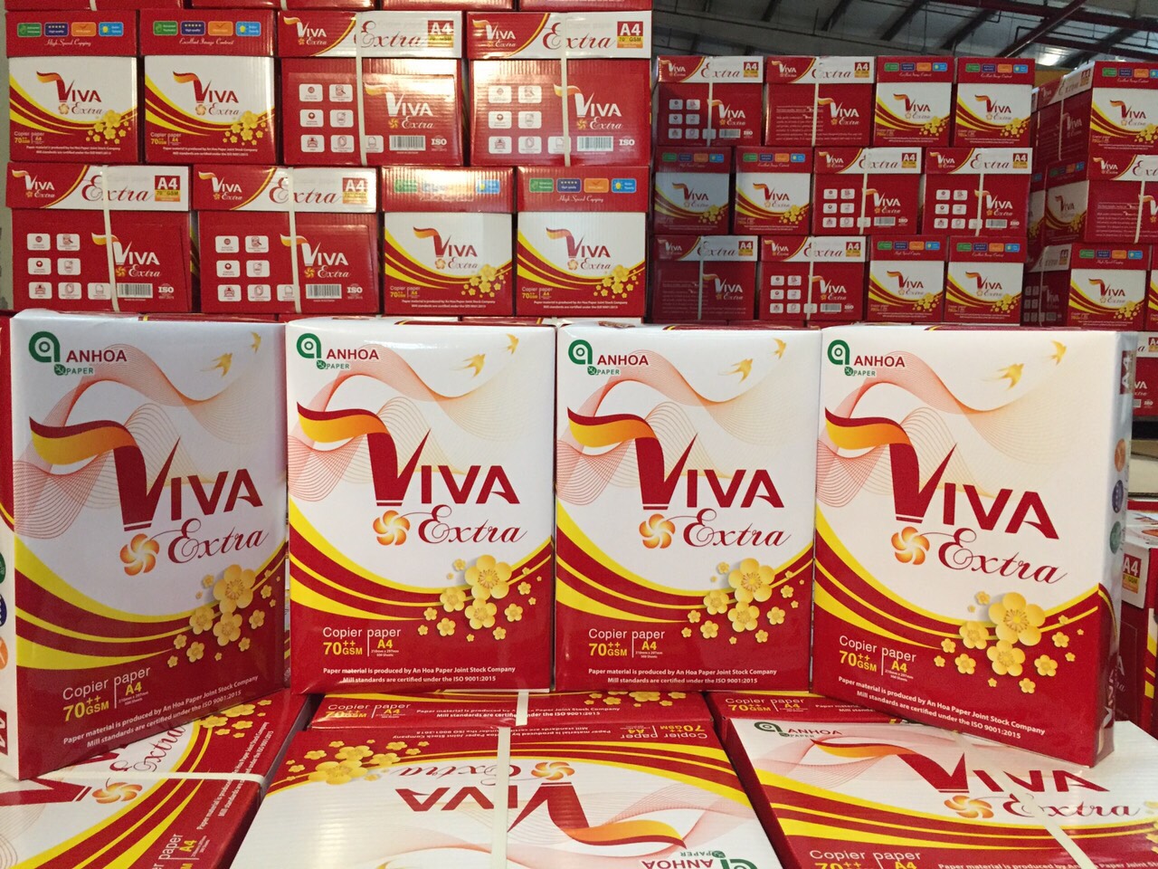 Giấy In ViVa Extra Đỏ A4 Định Lượng 70 gsm 500 tờ giá sỉ